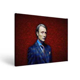 Холст прямоугольный с принтом Hannibal в Ухте, 100% ПВХ |  | hannibal | mads | mikkelson | ганнибал | доктор | лектер | мадс | миккельсон | сериал