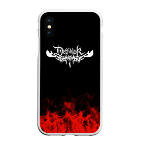Чехол для iPhone XS Max матовый с принтом Dethklok в Ухте, Силикон | Область печати: задняя сторона чехла, без боковых панелей | band | dethklok | metal | music | rock | атрибутика | группа | метал | музыка | рок