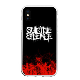 Чехол для iPhone XS Max матовый с принтом Suicide Silence в Ухте, Силикон | Область печати: задняя сторона чехла, без боковых панелей | band | metal | music | rock | suicide silence | атрибутика | группа | метал | музыка | рок