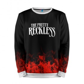 Мужской свитшот 3D с принтом The Pretty Reckless в Ухте, 100% полиэстер с мягким внутренним слоем | круглый вырез горловины, мягкая резинка на манжетах и поясе, свободная посадка по фигуре | band | metal | music | rock | the pretty reckless | атрибутика | группа | метал | музыка | рок
