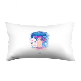 Подушка 3D антистресс с принтом Девушка Близнецы в Ухте, наволочка — 100% полиэстер, наполнитель — вспененный полистирол | состоит из подушки и наволочки на молнии | 