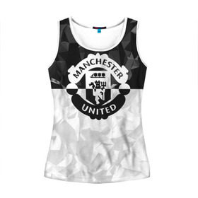 Женская майка 3D с принтом F.C.M.U 2018 Black Collection в Ухте, 100% полиэстер | круглая горловина, прямой силуэт, длина до линии бедра | Тематика изображения на принте: fc | manchester united | зож | манчестер юнайтед
  | спорт | спортивные | футбол | футбольный клуб