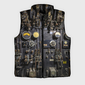 Мужской жилет утепленный 3D с принтом Механизм в Ухте,  |  | давление | дым | механизм | механика | панк | пар | рычаг | стим | стимпанк | тумблер