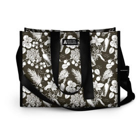 Сумка-шоппер 3D Шеф: в Ухте, 100% полиэстер | застегивается на металлическую кнопку; внутренний карман застегивается на молнию. Стенки укреплены специальным мягким материалом, чтобы защитить содержимое от несильных ударов
 | кухня | масло | оливки | паттерн | перец | повар | ресторан | розмарин | тимьян | томаты | шеф