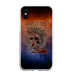 Чехол для iPhone XS Max матовый с принтом The Exploited в Ухте, Силикон | Область печати: задняя сторона чехла, без боковых панелей | band | metal | music | rock | the exploited | атрибутика | группа | метал | музыка | рок