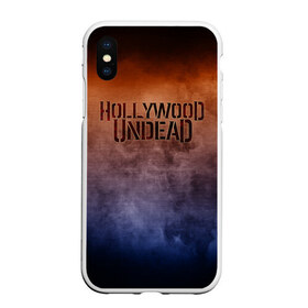 Чехол для iPhone XS Max матовый с принтом Hollywood Undead в Ухте, Силикон | Область печати: задняя сторона чехла, без боковых панелей | Тематика изображения на принте: band | hollywood undead | metal | music | rock | атрибутика | группа | метал | музыка | рок
