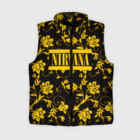 Женский жилет утепленный 3D с принтом Nirvana узоры в Ухте,  |  | cobain | kurt | nevermino | nirvana | альтернативный | гранж | грол | группа | дональд | кобейн | курт | музыка | надпись | нервана | нирвана | новоселич | певец | рок | смайл | смайлик | солист