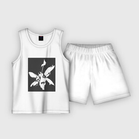 Детская пижама с шортами хлопок с принтом Linkin Park   Meteora (Black) 2022 в Ухте,  |  | 0x000000123 | black | chester bennington | linkin park | lp | meteora | линкин парк | метеора | честер беннингтон