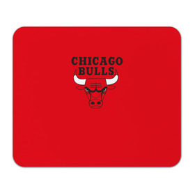 Коврик для мышки прямоугольный с принтом Chicago Bulls в Ухте, натуральный каучук | размер 230 х 185 мм; запечатка лицевой стороны | bulls | chicago | chicago bulls | nba | баскетбол | буллз | нба | чикаго буллз