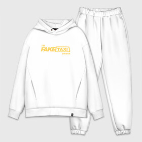 Мужской костюм хлопок OVERSIZE с принтом FakeTaxi в Ухте,  |  | 