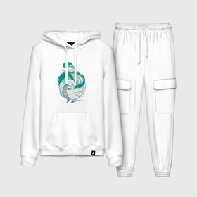 Женский костюм хлопок (с толстовкой) с принтом Дракон Хаку в полный рост в Ухте,  |  | аниме | миядзаки | унесенные призраками