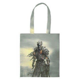 Сумка 3D повседневная с принтом Dark Souls в Ухте, 100% полиэстер | Плотность: 200 г/м2; Размер: 34×35 см; Высота лямок: 30 см | dark | souls | дракон | души | игра | лордран | темные