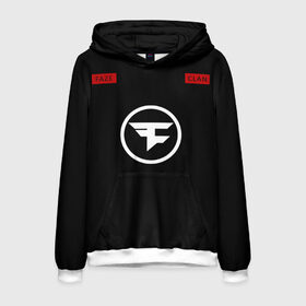 Мужская толстовка 3D с принтом csgo - Faze Clan (2018) в Ухте, 100% полиэстер | двухслойный капюшон со шнурком для регулировки, мягкие манжеты на рукавах и по низу толстовки, спереди карман-кенгуру с мягким внутренним слоем. | 0x000000123 | clan | csgo | faze | valve | валве | ксго | фейз