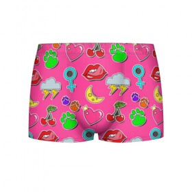 Мужские трусы 3D с принтом Вкусняшки в Ухте, 50% хлопок, 50% полиэстер | классическая посадка, на поясе мягкая тканевая резинка | Тематика изображения на принте: веселые | модные | надпись | новинки | популярные | прикольная | цветные | яркие