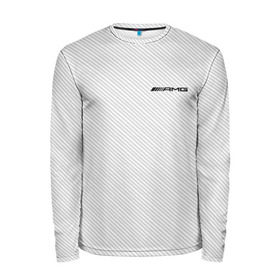 Мужской лонгслив 3D с принтом AMG CARBON в Ухте, 100% полиэстер | длинные рукава, круглый вырез горловины, полуприлегающий силуэт | amg | mercedes | марка | машины | мерседес