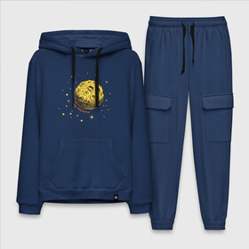Мужской костюм хлопок с толстовкой с принтом My Universe в Ухте,  |  | 14 февраля | love | moon | space | valentine | луна | любовь
