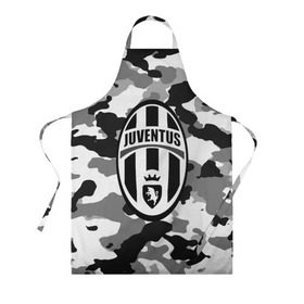 Фартук 3D с принтом FC Juventus Camouflage в Ухте, 100% полиэстер | общий размер — 65 х 85 см, ширина нагрудника — 26 см, горловина — 53 см, длина завязок — 54 см, общий обхват в поясе — 173 см. Принт на завязках и на горловине наносится с двух сторон, на основной части фартука — только с внешней стороны | football | italia | juve | juventus | logo | sport | арт | италия | лига | лого | спорт | текстура | фк | футбол | футбольный клуб | эмблема | ювентус