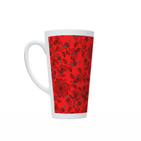 Кружка Латте Экологический стиль: в Ухте, Белая керамика | Объем 480 мл; Высота 150 мм; Диаметр 90 мм |