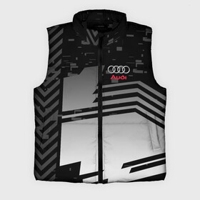 Мужской жилет утепленный 3D с принтом AUDI SPORT в Ухте,  |  | audi | ауди | марка | машины