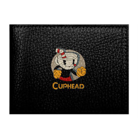 Обложка для студенческого билета с принтом Cuphead в Ухте, натуральная кожа | Размер: 11*8 см; Печать на всей внешней стороне | cuphead | капхед | компьтерная игра