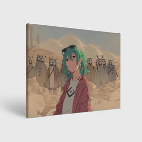 Холст прямоугольный с принтом Аниме в Ухте, 100% ПВХ |  | anime | hatsune miku | vocaloid | вокалоид | мику хатсуне