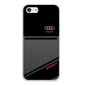 Чехол для iPhone 5/5S матовый AUDI SPORT: в Ухте, Силикон | Область печати: задняя сторона чехла, без боковых панелей | audi | автомобиль | автомобильные | ауди | машины