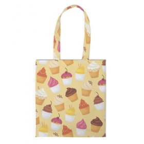 Сумка 3D повседневная с принтом Сладости в Ухте, 100% полиэстер | Плотность: 200 г/м2; Размер: 34×35 см; Высота лямок: 30 см | 