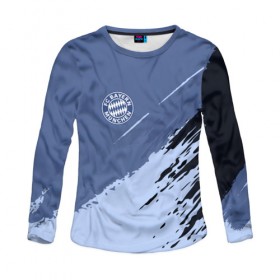 Женский лонгслив 3D с принтом Bayern Munchen 2018 original в Ухте, 100% полиэстер | длинные рукава, круглый вырез горловины, полуприлегающий силуэт | 