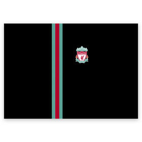 Поздравительная открытка с принтом Liverpool FC в Ухте, 100% бумага | плотность бумаги 280 г/м2, матовая, на обратной стороне линовка и место для марки
 | Тематика изображения на принте: england | football | liverpool fc | logo | sport | англия | арт | ливерпуль | лига | лого | спорт | текстура | фк | футбол | футбольный клуб | эмблема