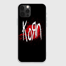 Чехол для iPhone 12 Pro с принтом Korn в Ухте, силикон | область печати: задняя сторона чехла, без боковых панелей | band | blood | korn | metal | music | rock | атрибутика | группа | кровь | метал | музыка | рок