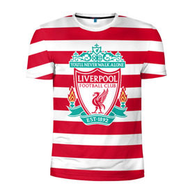 Мужская футболка 3D спортивная с принтом FC Liverpool в Ухте, 100% полиэстер с улучшенными характеристиками | приталенный силуэт, круглая горловина, широкие плечи, сужается к линии бедра | england | football | liverpool fc | англия | ливерпуль | лого | фк | футбол | футбольный клуб