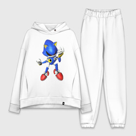 Женский костюм хлопок Oversize с принтом Metal Sonic в Ухте,  |  | метал соник | металл соник