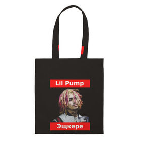 Сумка 3D повседневная с принтом Lil Pump - 104 в Ухте, 100% полиэстер | Плотность: 200 г/м2; Размер: 34×35 см; Высота лямок: 30 см | eskeetit | esskeetit | lil pump | pamp | pump | лил памп | маленький насос | насос | памп | эшкере | эшкереее | эщкере | эщкэрэ