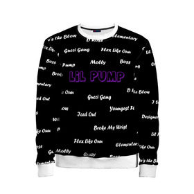 Детский свитшот 3D с принтом Lil Pump - 108 в Ухте, 100% полиэстер | свободная посадка, прямой крой, мягкая тканевая резинка на рукавах и понизу свитшота | eskeetit | gucci gang | lil pump | pamp | pump | лил памп | маленький насос | насос | памп | эшкере | эшкереее | эщкере | эщкэрэ