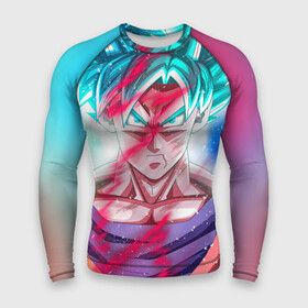 Мужской рашгард 3D с принтом Гоку в Ухте,  |  | anime | dragon ball | аниме | драгон бол | жемчуг дракона