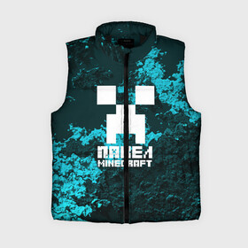 Женский жилет утепленный 3D с принтом Павел в стиле Minecraft в Ухте,  |  | game | minecraft | minecraft nature | minecraft skin | minectaft skins | mobs | name | underground | имена | крипер | майн крафт | павел