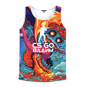 Мужская майка 3D Вадим в стиле CS GO: в Ухте, 100% полиэстер | круглая горловина, приталенный силуэт, длина до линии бедра. Пройма и горловина окантованы тонкой бейкой |