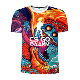 Мужская футболка 3D спортивная Вадим в стиле CS GO: в Ухте, 100% полиэстер с улучшенными характеристиками | приталенный силуэт, круглая горловина, широкие плечи, сужается к линии бедра |