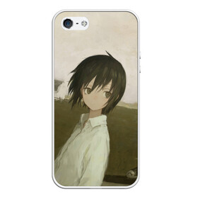 Чехол для iPhone 5/5S матовый Масло: в Ухте, Силикон | Область печати: задняя сторона чехла, без боковых панелей | anime | kinos journey | аниме | путешествие кино