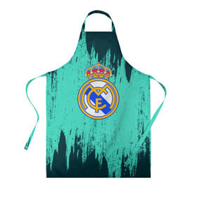 Фартук 3D Реал Мадрид: в Ухте, 100% полиэстер | общий размер — 65 х 85 см, ширина нагрудника — 26 см, горловина — 53 см, длина завязок — 54 см, общий обхват в поясе — 173 см. Принт на завязках и на горловине наносится с двух сторон, на основной части фартука — только с внешней стороны | cr7 | football | real madrid | реал мадрид | футбол