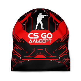 Шапка 3D с принтом Counter Strike-Альберт в Ухте, 100% полиэстер | универсальный размер, печать по всей поверхности изделия | Тематика изображения на принте: 