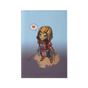 Обложка для паспорта матовая кожа с принтом For Honor в Ухте, натуральная матовая кожа | размер 19,3 х 13,7 см; прозрачные пластиковые крепления | for honor