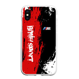 Чехол для iPhone XS Max матовый с принтом BMW 2018 M Sport в Ухте, Силикон | Область печати: задняя сторона чехла, без боковых панелей | bmw | бмв | марка | машины