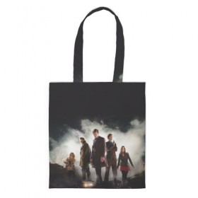 Сумка 3D повседневная с принтом Doctor Who в Ухте, 100% полиэстер | Плотность: 200 г/м2; Размер: 34×35 см; Высота лямок: 30 см | 11 доктор | 12 доктор | доктор кто