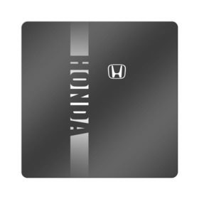 Магнит виниловый Квадрат с принтом HONDA SPORT в Ухте, полимерный материал с магнитным слоем | размер 9*9 см, закругленные углы | марка | машины | хонда