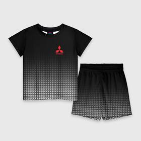 Детский костюм с шортами 3D с принтом MITSUBISHI SPORT в Ухте,  |  |  машина | марка | митсубиси