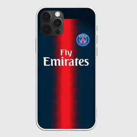 Чехол для iPhone 12 Pro с принтом PSG Форма Новая Home 18/19 в Ухте, силикон | область печати: задняя сторона чехла, без боковых панелей | 2019 | brazil | fcb | paris saint germain | psg | бразилия | новая | псж | форма | футбольная