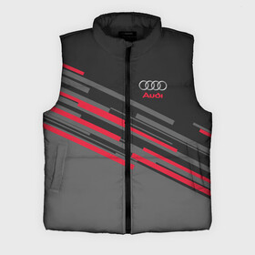 Мужской жилет утепленный 3D с принтом AUDI SPORT в Ухте,  |  | audi | ауди | марка | машины
