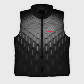 Мужской жилет утепленный 3D с принтом AUDI SPORT в Ухте,  |  | audi | ауди | марка | машины