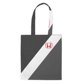 Сумка 3D повседневная с принтом HONDA SPORT в Ухте, 100% полиэстер | Плотность: 200 г/м2; Размер: 34×35 см; Высота лямок: 30 см | 